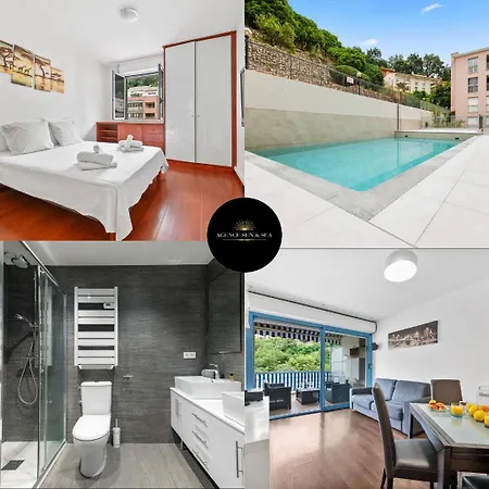 Le Virgil -piscine - Parking Prive - Calme Wifi 멍똥