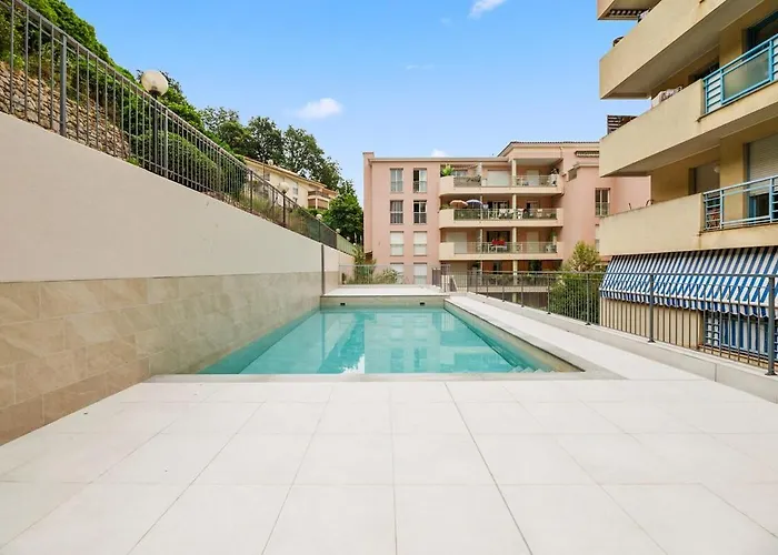 Le Virgil - Piscine - Parking Privé - Calme Wifi Apartamento Menton